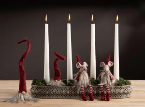 Tomte med hög luva (ståltråd) - A lot