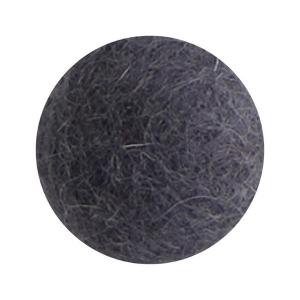 Blågrå blomma i tovad ull, liten (17220) - Én Gry & Sif