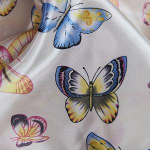 Scarves, Fjärilar / Orange kant, Ivy (60x60 cm) - the moshi