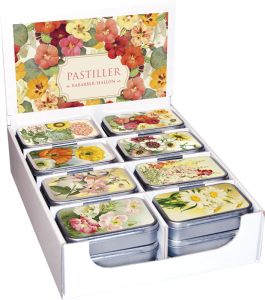 Pastiller i burk, Rabarber/Hallon - Sköna Ting