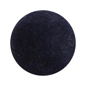 Marinblå blomma i tovad ull, liten (17720) - Én Gry & Sif