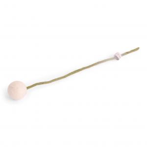 Vit blomma i tovad ull, stor (17729) - Én Gry & Sif