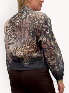 Blusjacka med dragkedja, Animalprint, Gigi - Gemini   BERÄKNAD LEV: AUG