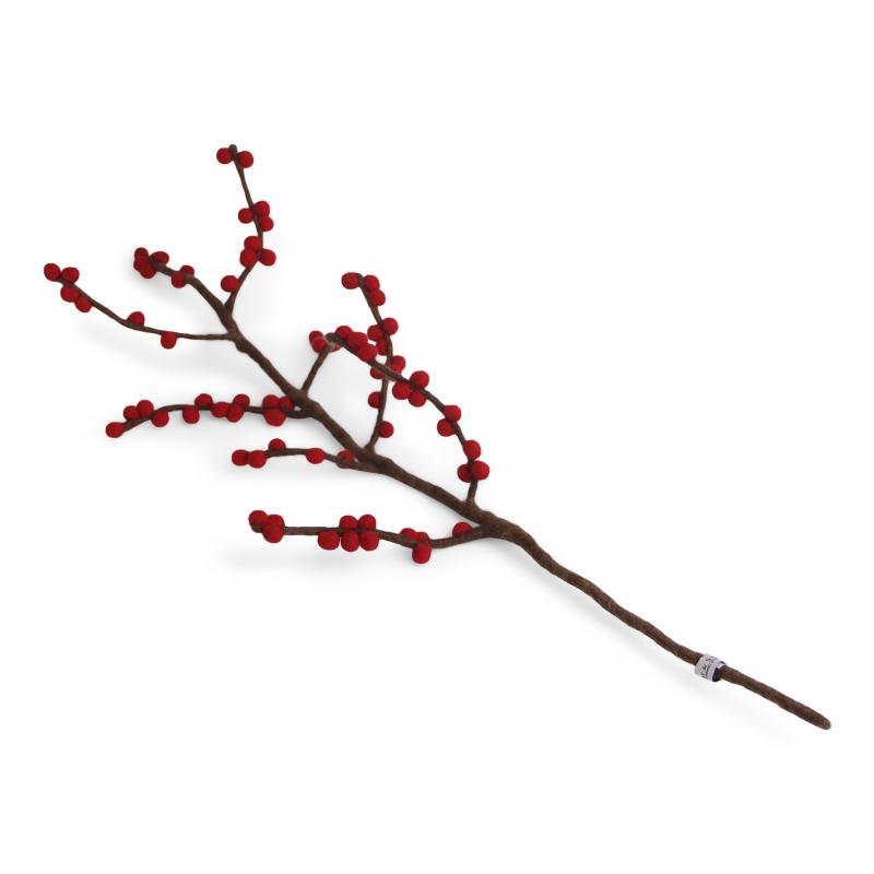 Tovad gren med små röda bär (18021) - En Gry & Sif