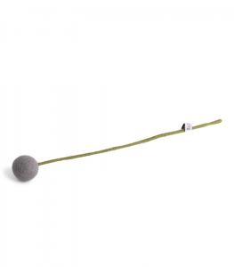 Grå blomma i tovad ull, stor (18220) - Én Gry & Sif