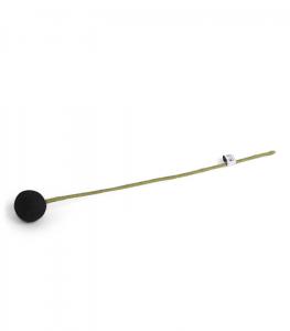 Svart blomma i tovad ull, stor (18520) - Én Gry & Sif