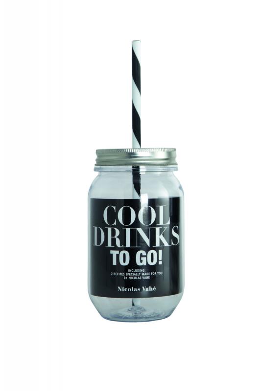 Drinkburk med lock & Sugrör - Nicolas Vahé