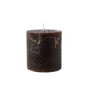 Blockljus Mörkbrun (7x7,5cm) Cote Nord - Affari