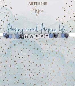 Armband Happy mind. Happy life. - Artebene
