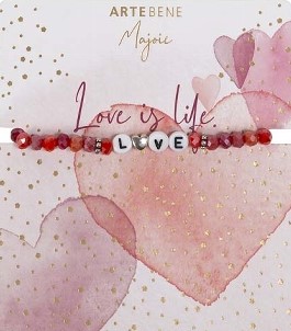 Armband "Love is life" - Artebene