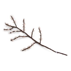 Tovad brun gren med vita små bär, 60 cm (12712) - Én Gry & Sif