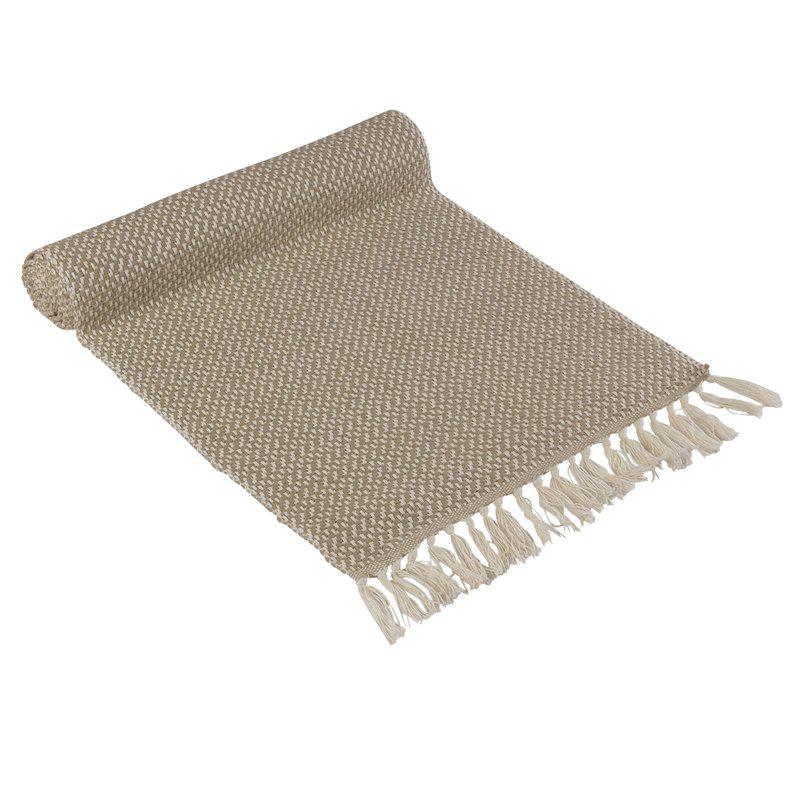 Löpare med frans Lin, Dima 35x120 cm