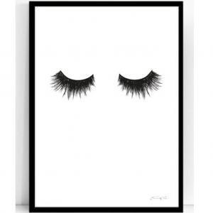 Poster - Atelje Epifor (Eyelashes)- 50x70