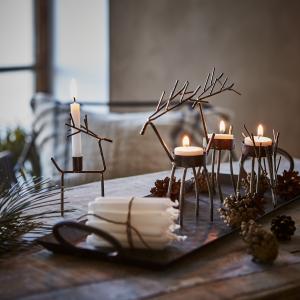 Ljusstake För Julgransljus, Oh Deer (H14 cm) - Affari