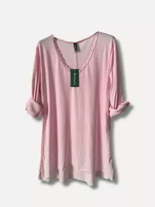 T-shirt Lång ärm, Rosa Laila - Reunion