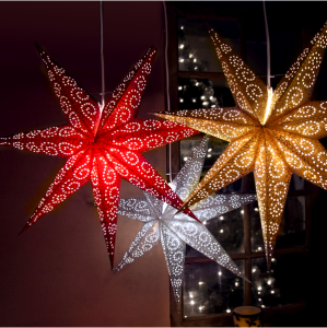 Pappersstjärna, Vit Antiq - Star Trading