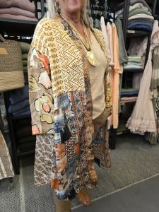 Kimono i bruna nyanser, Katja nr 2 - Love Forever