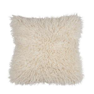 Kuddfodral Curly, Offwhite  (48x48cm)