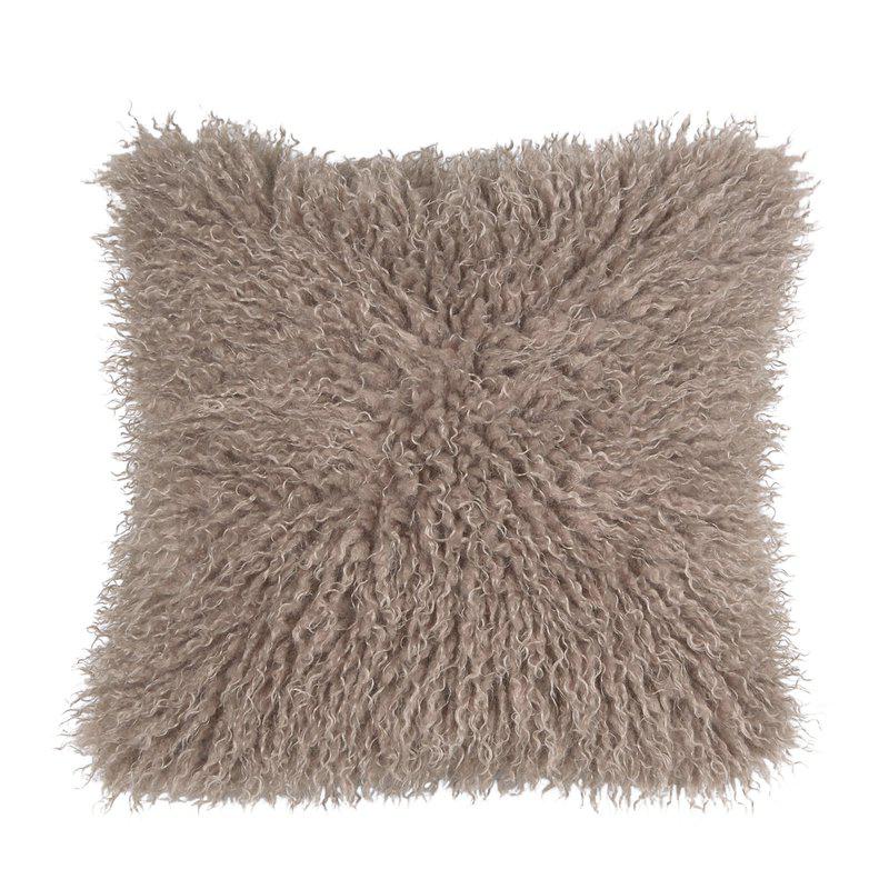 Kuddfodral Curly, Sand 48x48cm