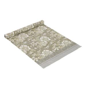 Löpare i ljusgröna toner, Sonia - 40x145 cm