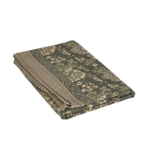 Duk Mörkgrön Blom, Sonia  145x300cm