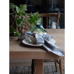 Tygservett i blå toner, Sonia - 45x45 cm