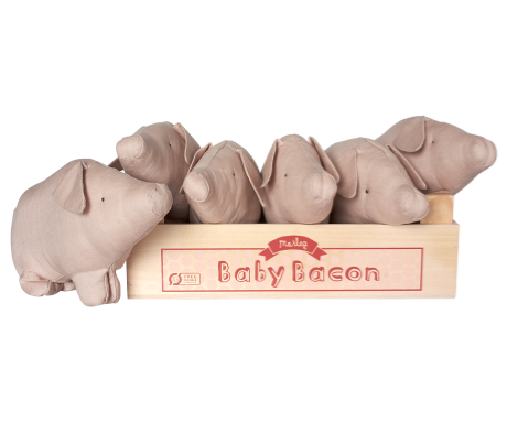 Maileg, Baby Bacon (gris)