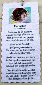 Diktkort - En faster