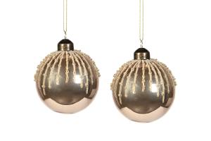 Julgranskulor Dripp Champagne (4-pack) - A lot