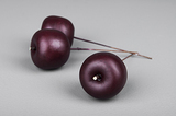 Äpple rött burgundy, litet (dekoration)