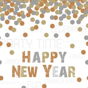 Ambiente Servetter - Party Time Glamour (Kaffe)