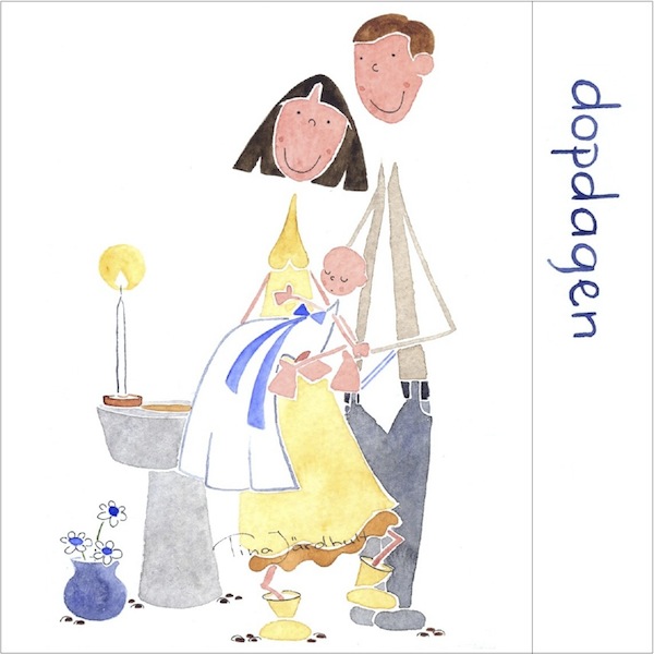 Dubbelt kort Dop pojke (TJ Produktion)