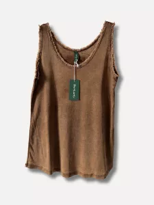 Tanktop Yoga, Brun - Reunion