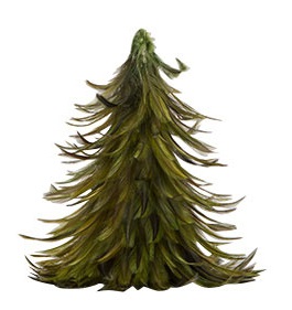 Fjädergran Grön, 25 cm - A lot