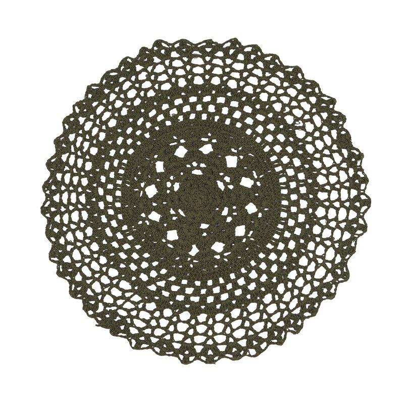 Bordsunderlägg Handvirkat, Grönt, Britta