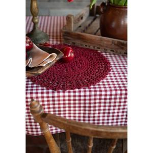 Bordsunderlägg Handvirkat, Röd, Britta