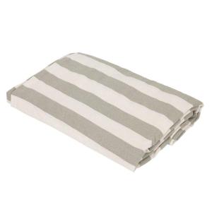 Duk, Randig Lindgrön / Offwhite, Amalia (140x300 cm)