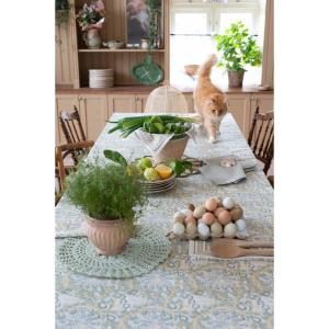 Duk, Mönstrad Grön, Dante (145x300 cm)