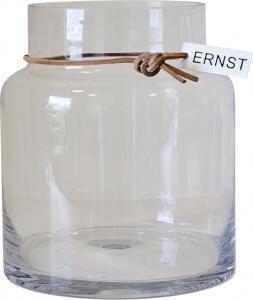 ERNST Glasvas, rak H18cm