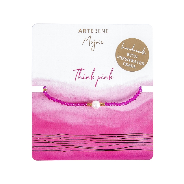 Armband "Think pink" - Artebene