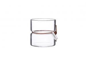 ERNST Vas/värmeljuslykta i glas H 8cm