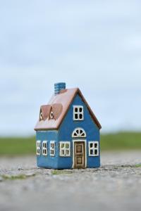 Keramikhus för värmeljus, Blått, Nyhavn, Ib Laursen (27657-13)