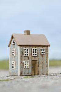 Keramikhus för värmeljus, Grått, Visby, Ib Laursen (27660-18)