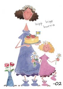 Vykort Hipp hipp hurra (TJ Produktion)