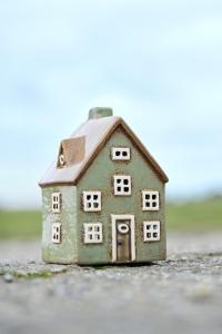 Keramikhus för värmeljus, Grönt, Nyhavn, Ib Laursen (27656-81)