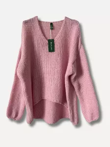 Stickad tröja, Babyrosa Fanny - Reunion