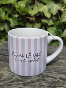Mugg Randig Rosa, Jag är lärare - Gamla Stans Kreativa