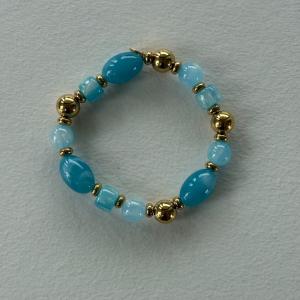 Armband, Blå / Guld - Three M