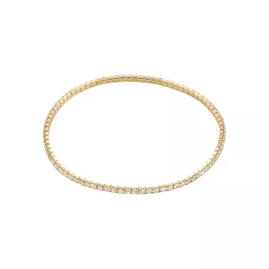 Armband Elastiskt, Arash, Guldpläterat med kristaller - Pilgrim