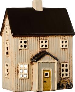 Keramikhus för värmeljus, Greige, Visby, Ib Laursen (27682-76)